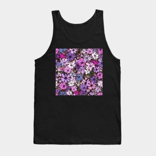 Light Purple Flowers Tank Top